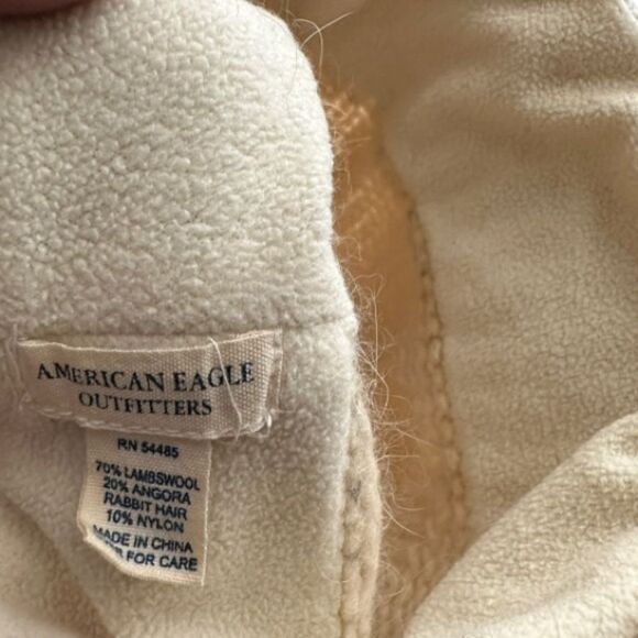 American Eagle Lambswool Blend Beanie Hat‎ - Picture 3 of 3